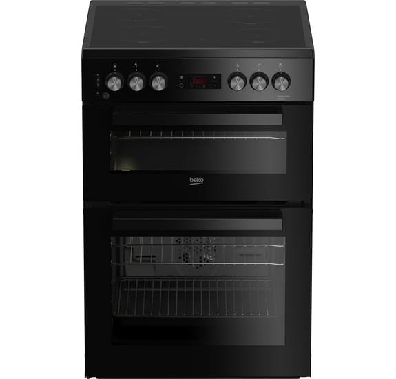 Black freestanding electric cooker 60cm on sale