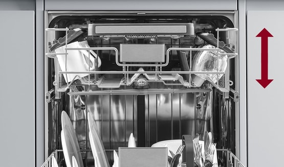 Height Adjustable Upper Basket